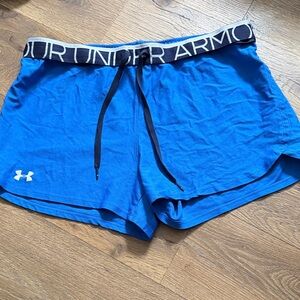 Under Armour Women's Vibrant Blue Athletic Shorts